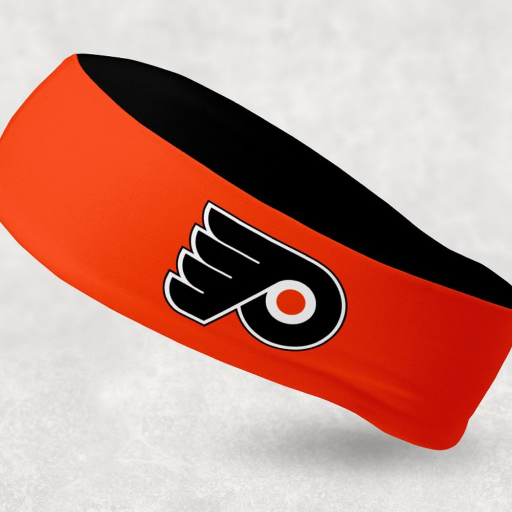 2 Pack - NEW - Reversible Philadelphia Flyers Headband